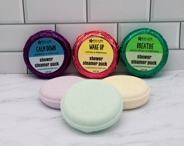 Wake Up! Citrus Menthol Shower Steamers