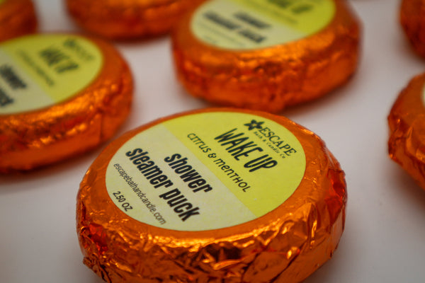 Wake Up! Citrus Menthol Shower Steamers