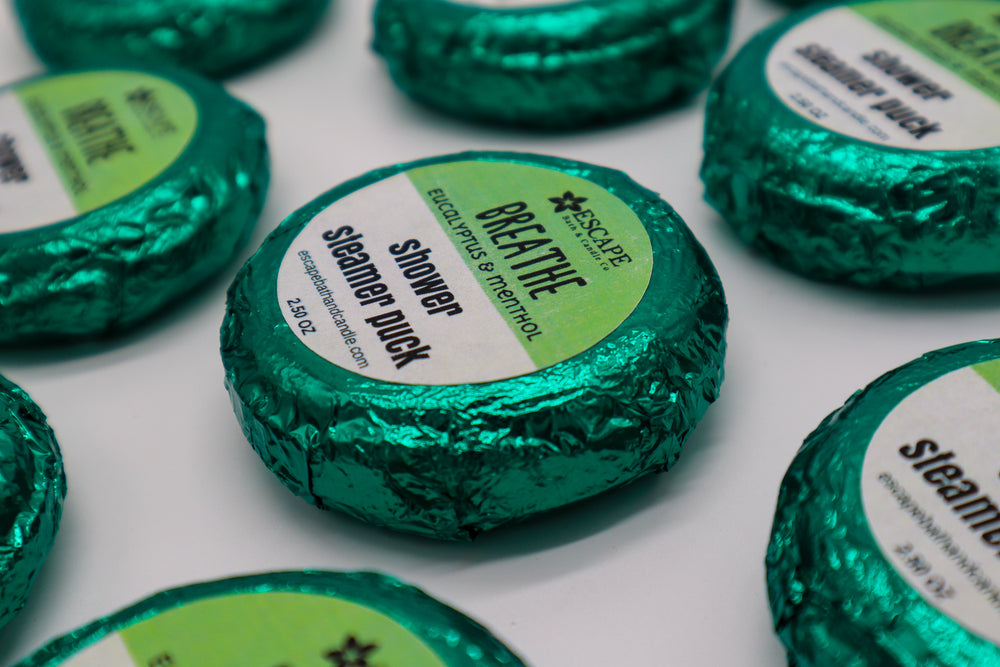 Breathe! Eucalyptus Menthol Shower Steamer Breathe! Eucalyptus Menthol Shower Steamer