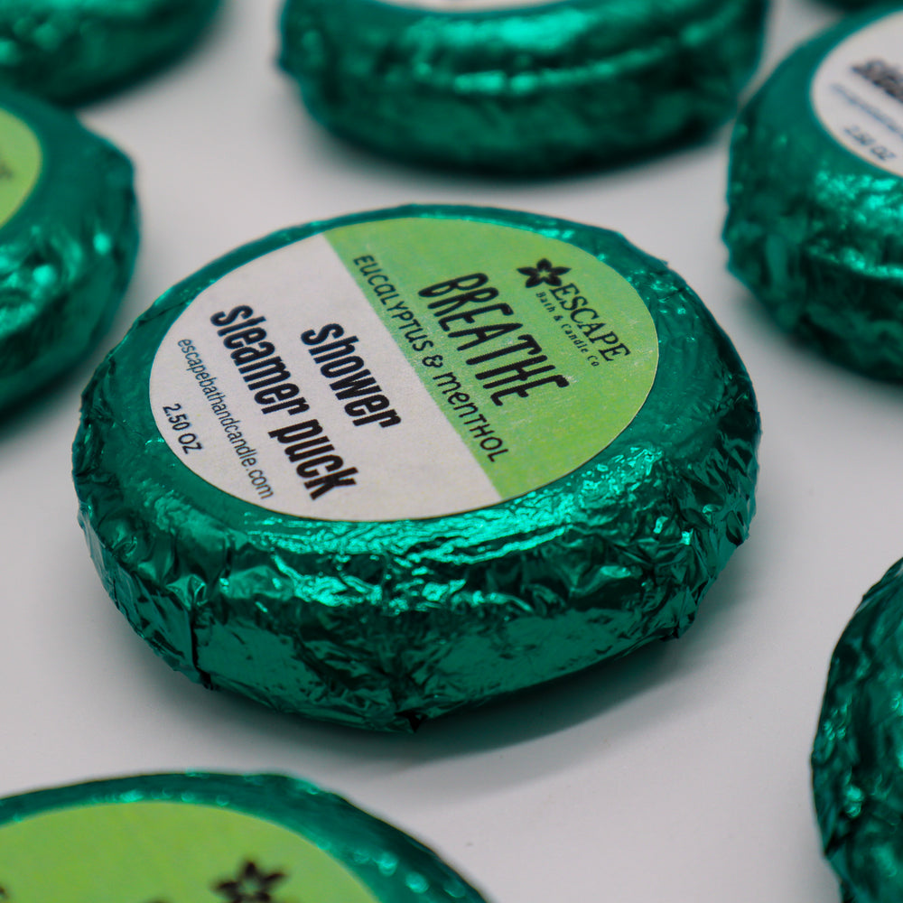 Breathe! Eucalyptus Menthol Shower Steamer Breathe! Eucalyptus Menthol Shower Steamer